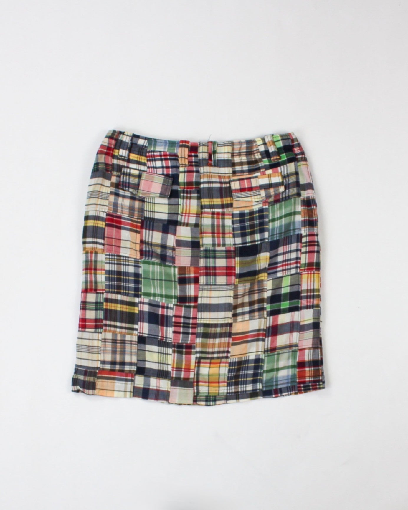 J.Crew Skirt 6 Multicolor (predominantly red, yellow, white, gray, and green)