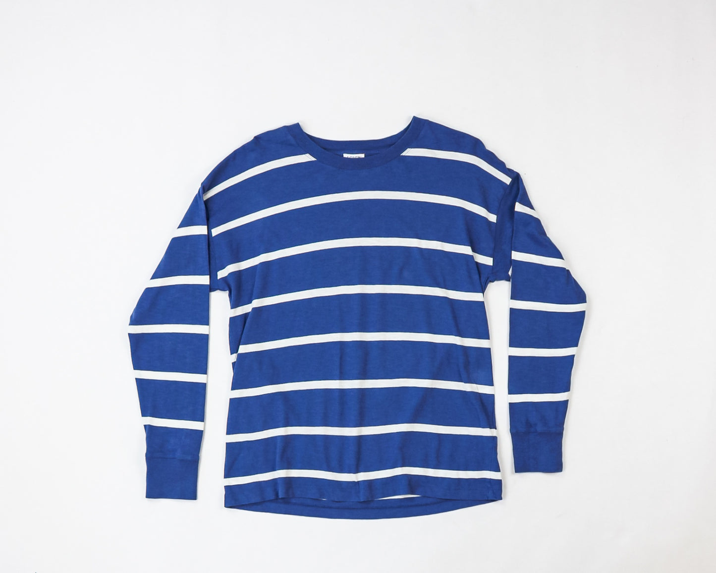 J.Crew T-Shirt M - Medium Blue and white striped