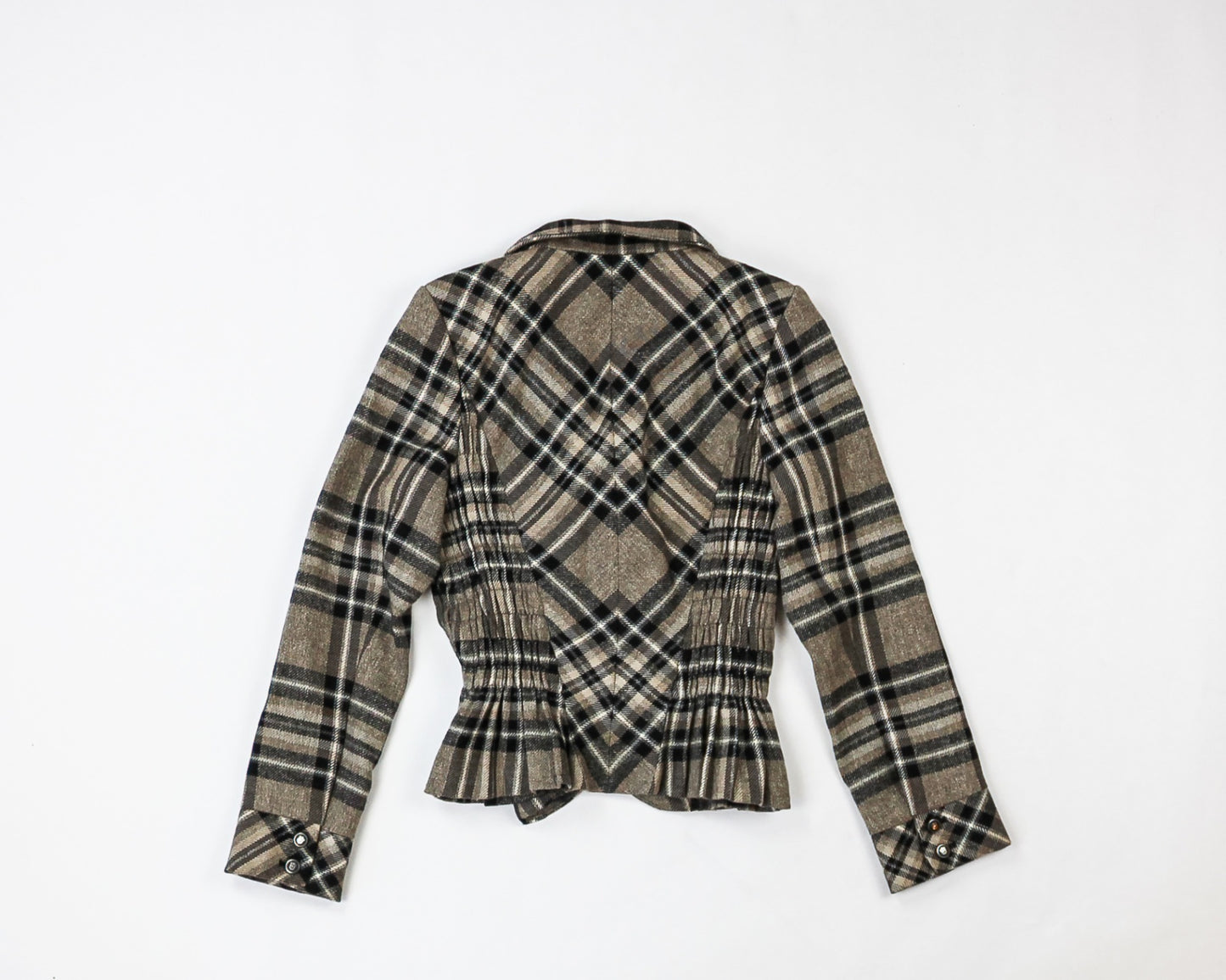 Zara Woman Blazer S - Small Beige, Black, White