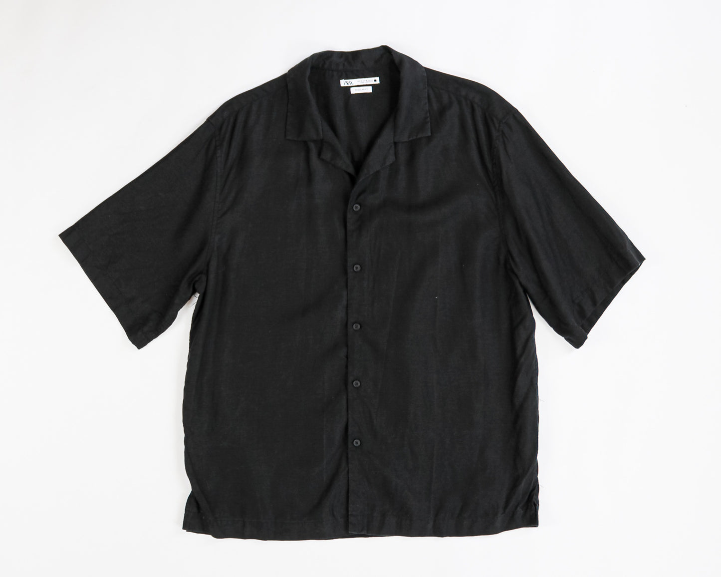 Zara Kimono Shirt XL Navy blue