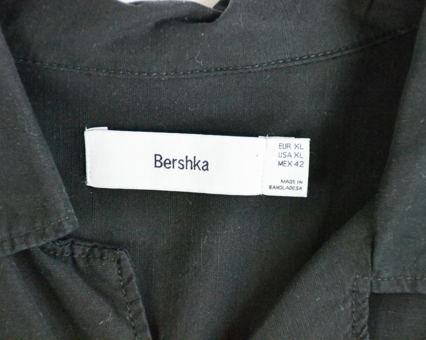 Bershka Shirt XL Black