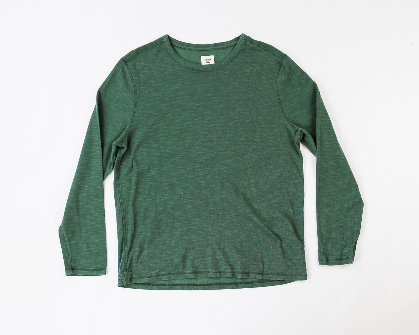 America Today Long Sleeve T-Shirt XL Sage Green