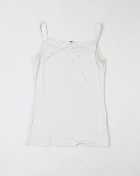 Uniqlo Heattech Camisole M - Medium White