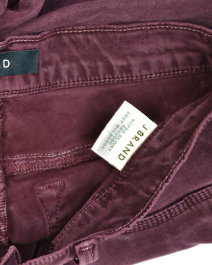 J Brand Pants 28 Burgundy
