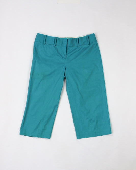 BCBG MAXAZRIA Capri Pants M Turquoise