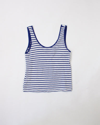 J. Crew T-Shirt M Blue and White