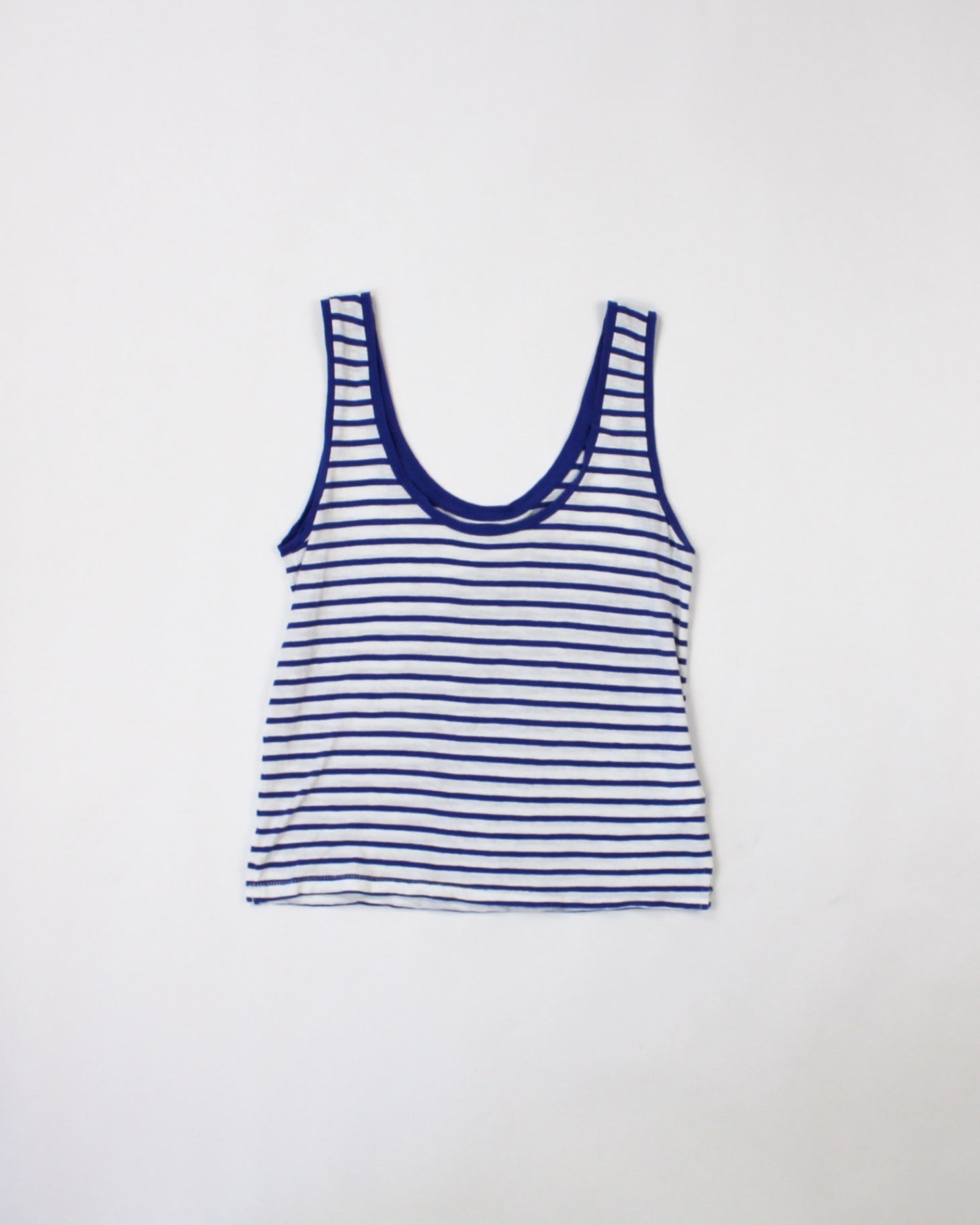 J. Crew T-Shirt M Blue and White