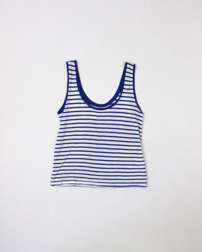 J. Crew T-Shirt M Blue and White