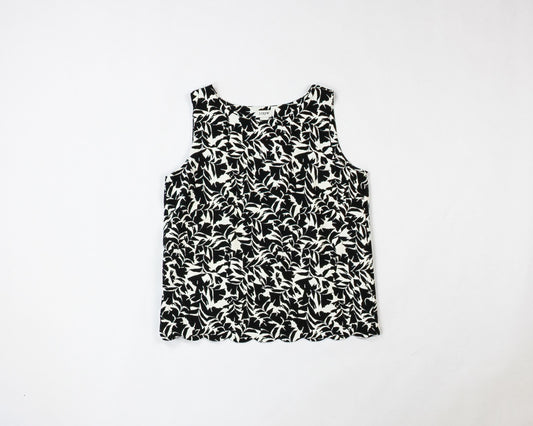 J.Crew Blouse S Black and white
