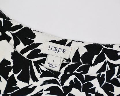 J.Crew Blouse S Black and white