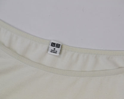 Uniqlo T-Shirt M - Medium Off-white