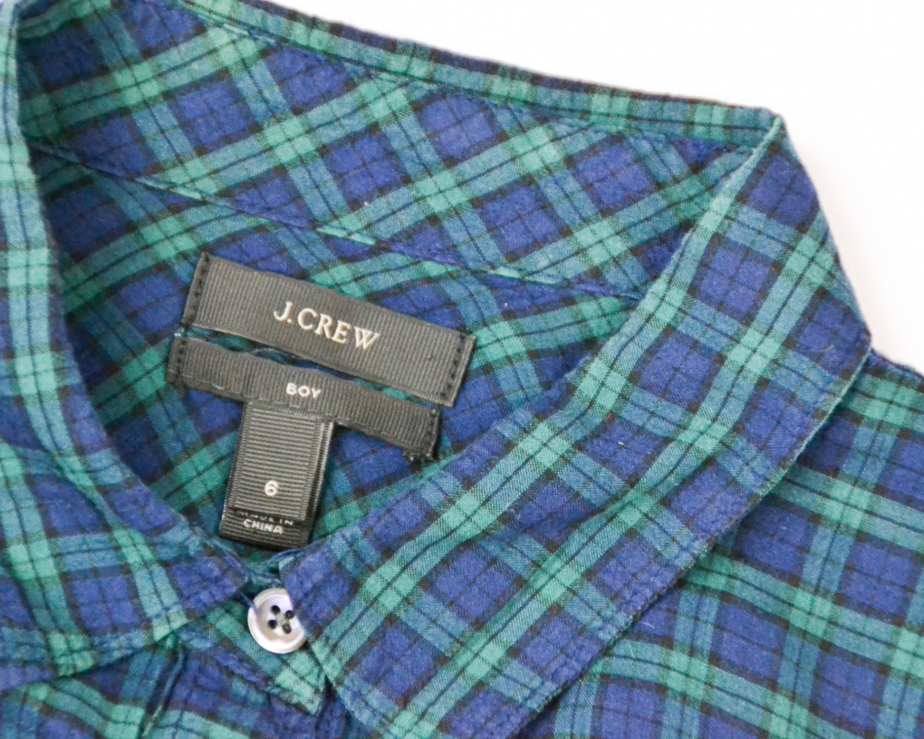 J.Crew Shirt S - Small Blue and Green