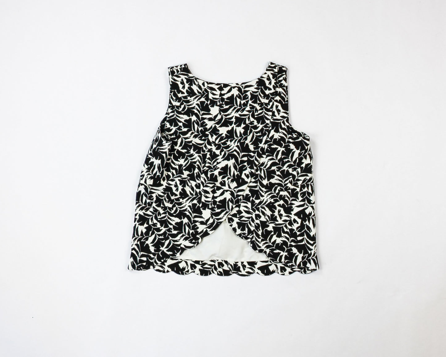J.Crew Blouse S Black and white