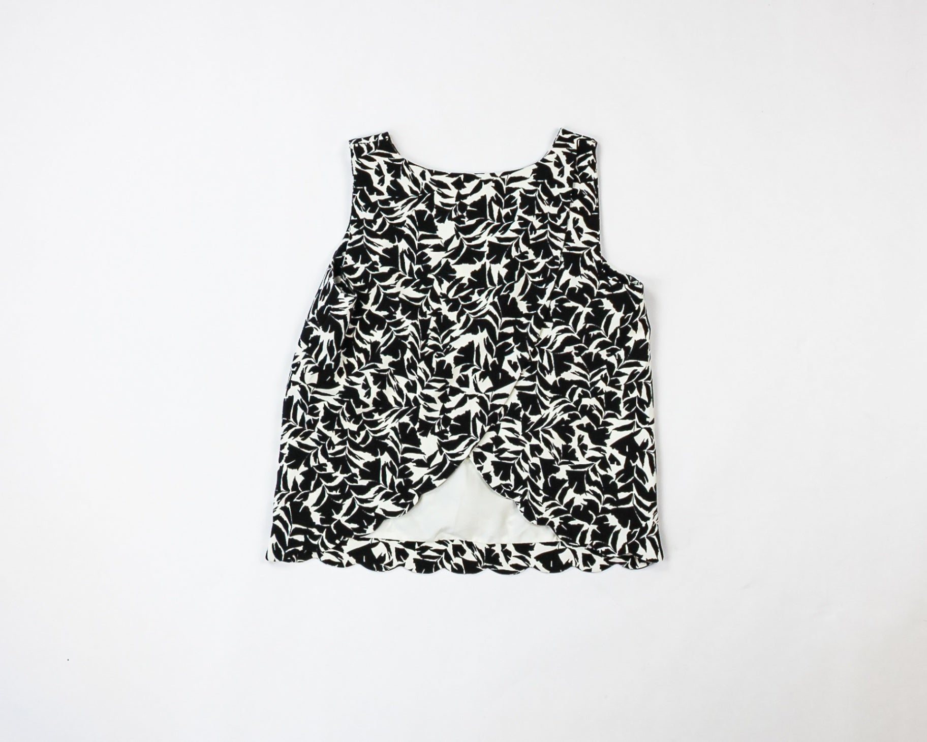 J.Crew Blouse S Black and white