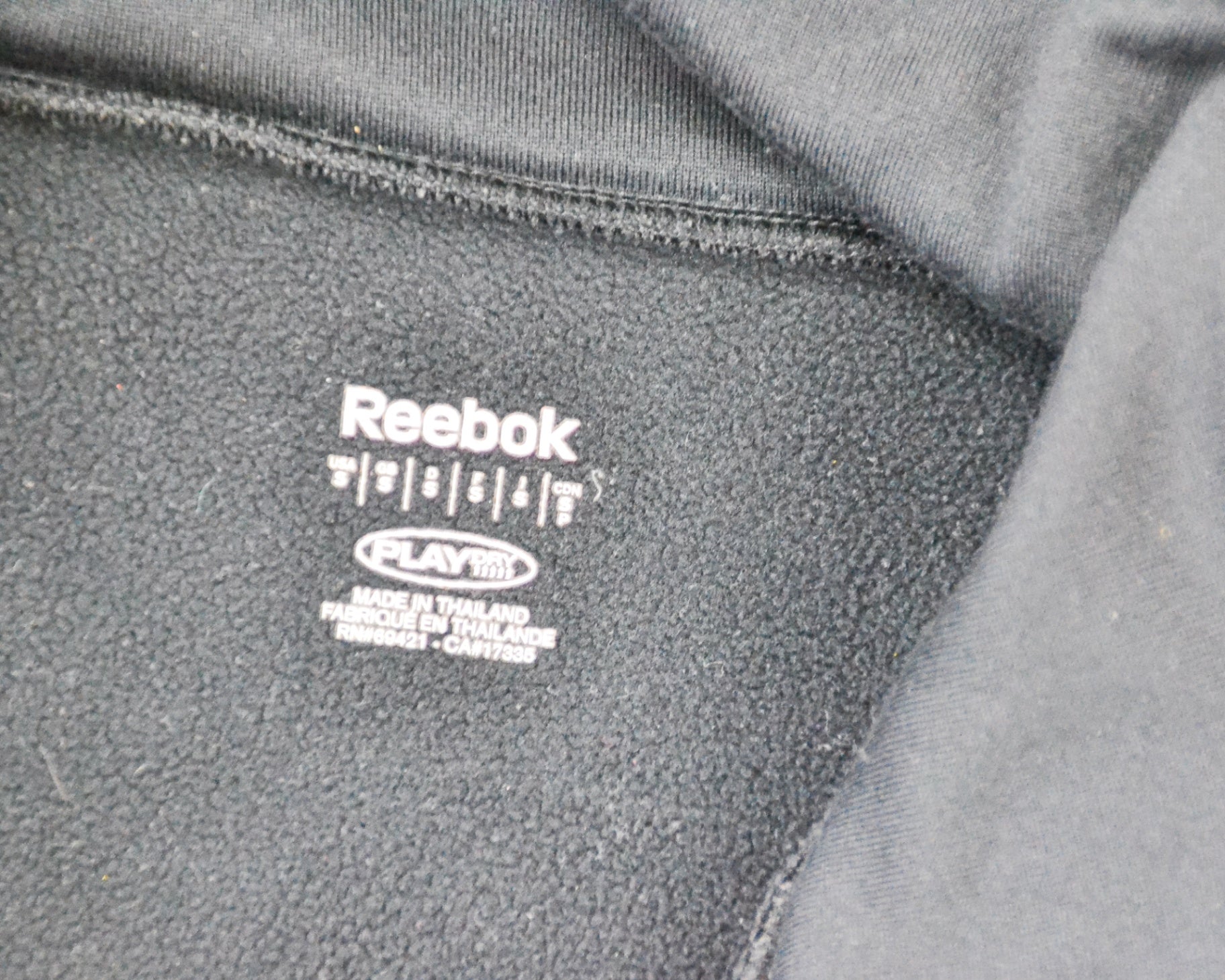 Reebok Vest S - Small Black