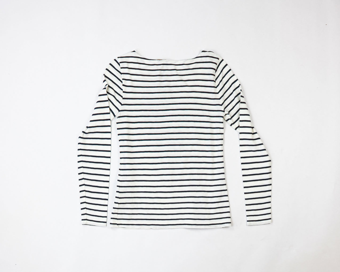 J. Crew Long Sleeve Top M - Medium White with black stripes