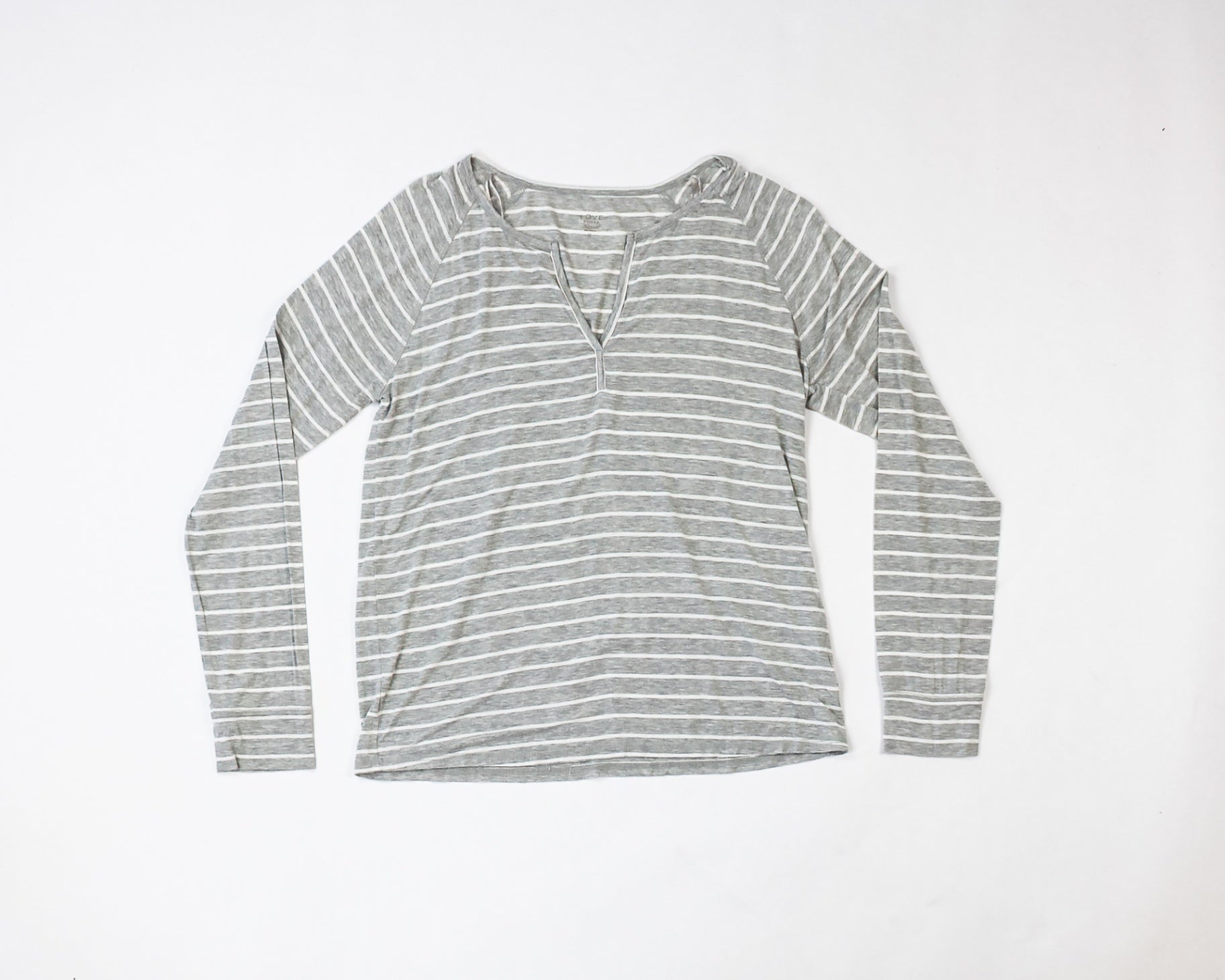 Love by Gap Pyjama Top S Gray and white