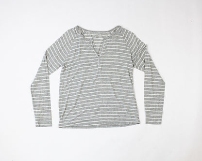 Love by Gap Pyjama Top S Gray and white