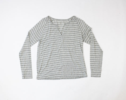 Love by Gap Pyjama Top S Gray and white