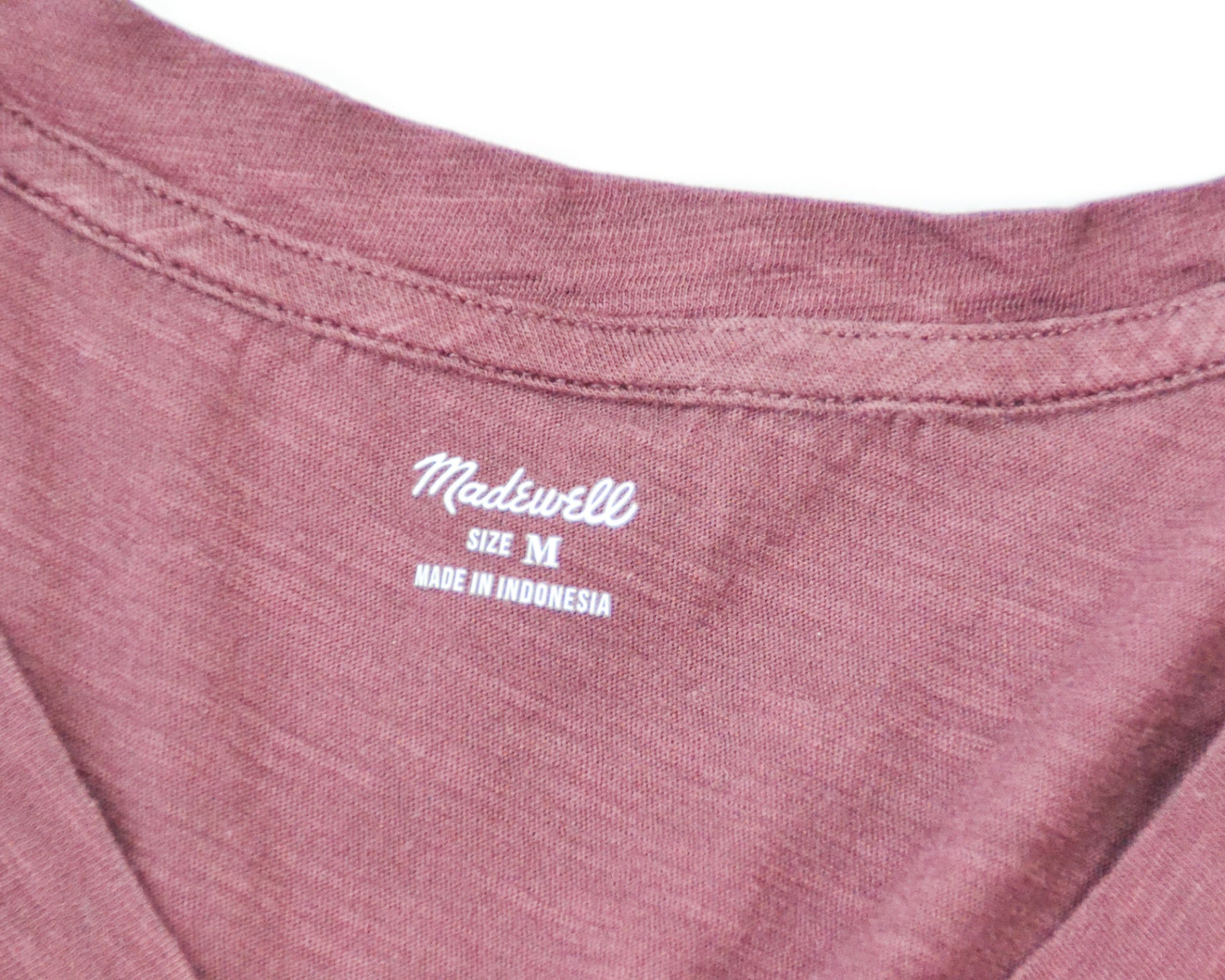 Madewell T-Shirt M - Medium Mauve