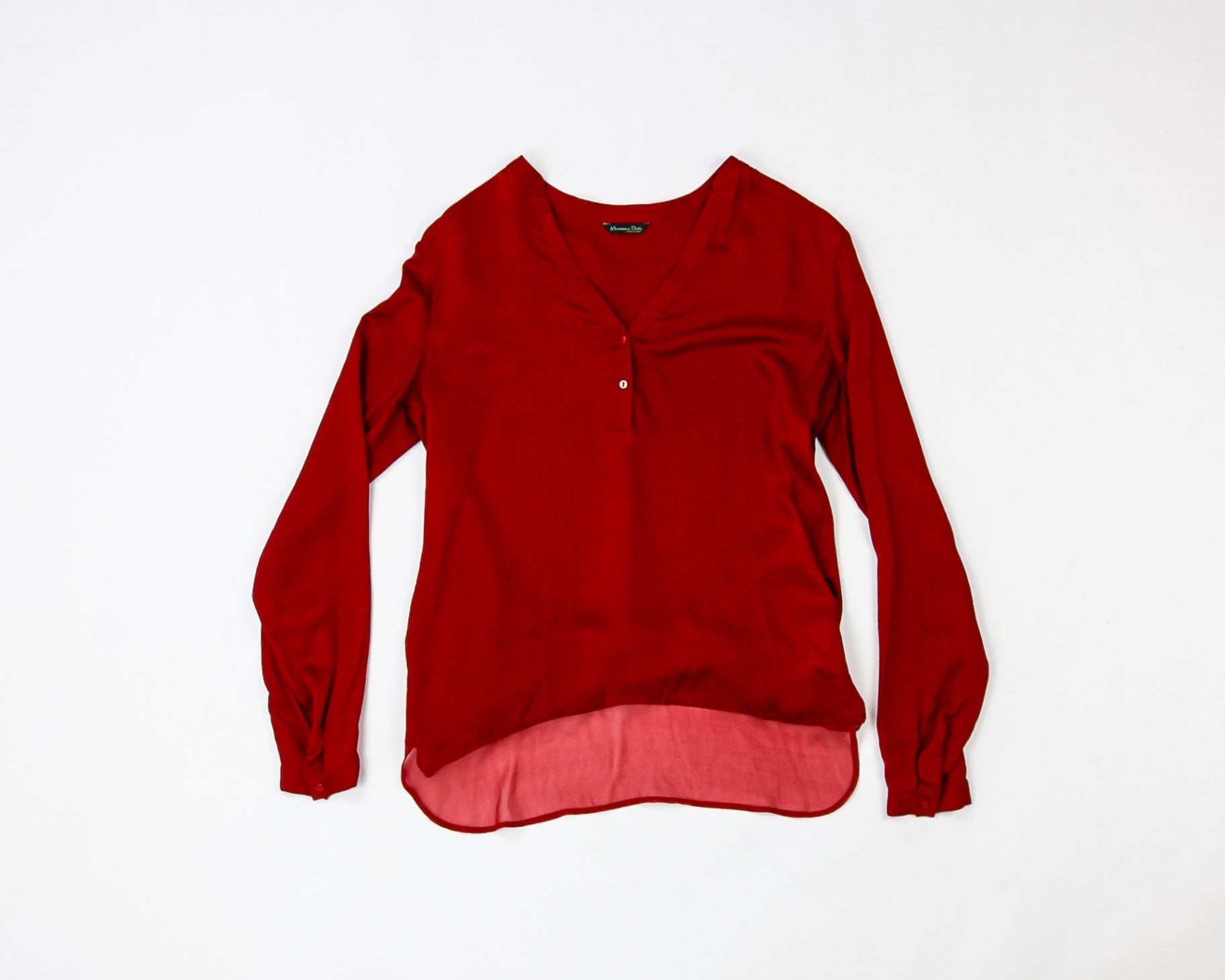 Massimo Dutti Blouse Red