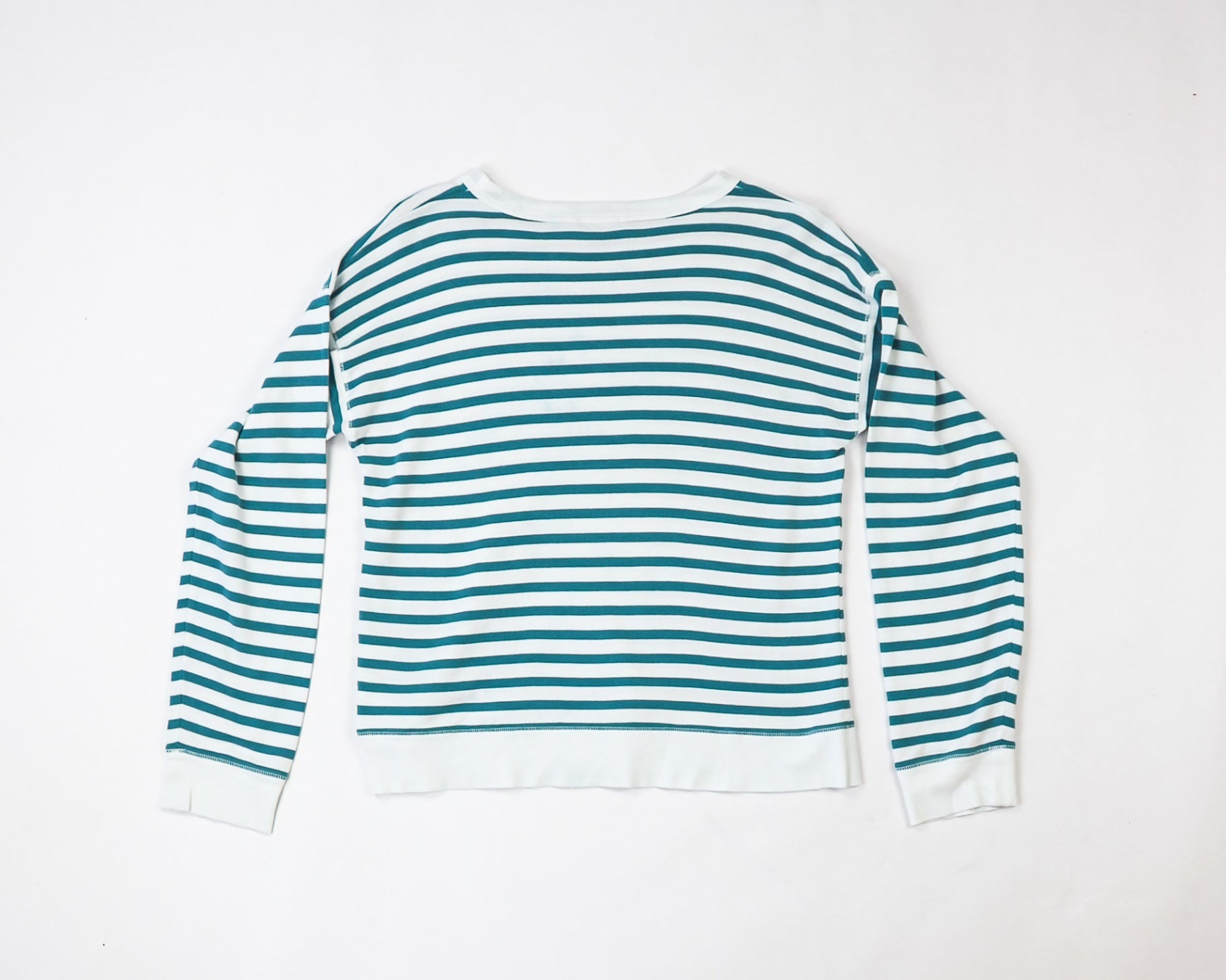 J.Crew Top / T-shirt M White and teal