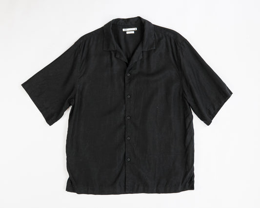 Zara Kimono Shirt XL Navy blue