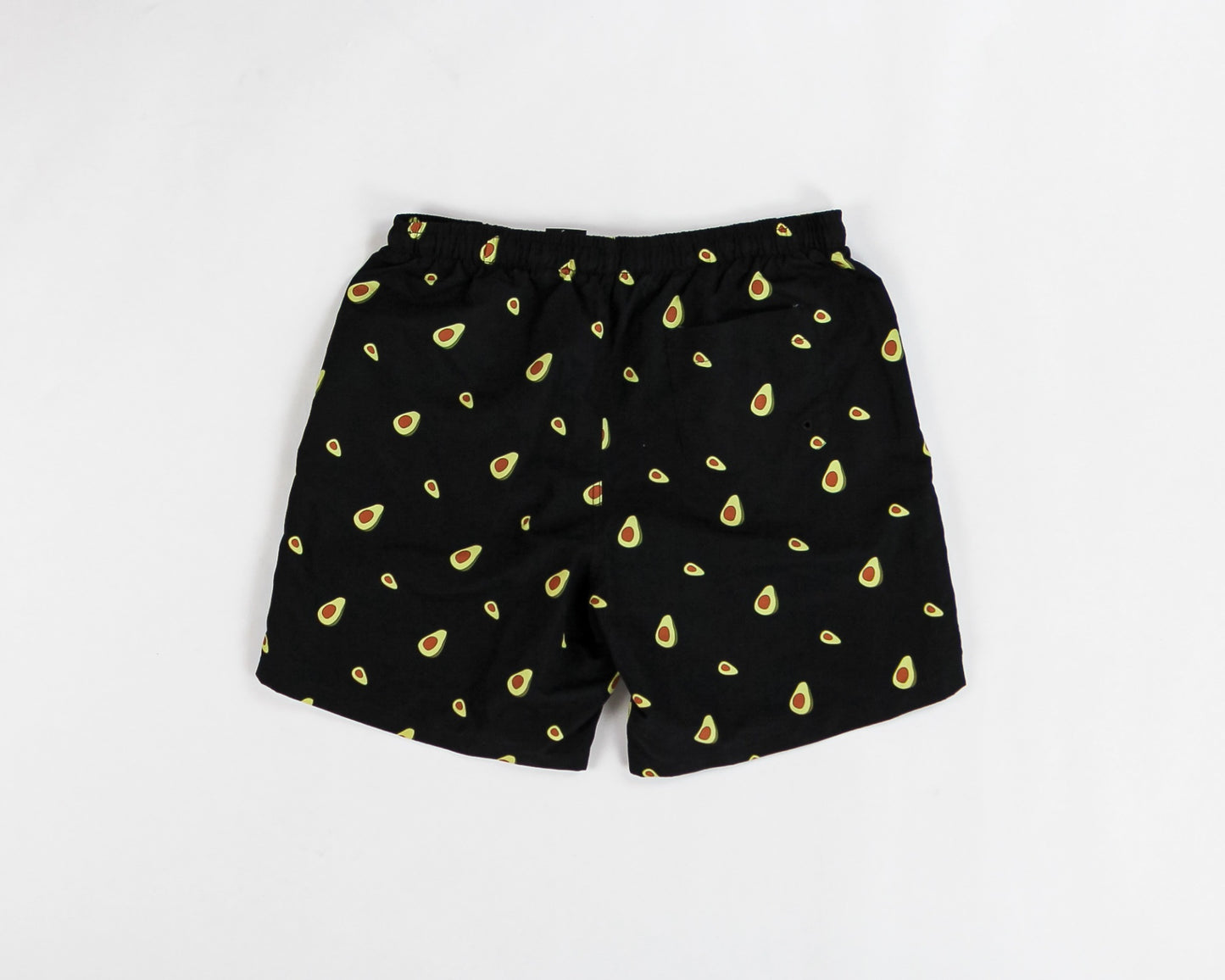 Colourful Rebel Swim Shorts L - Large Black with Avocado Pattern