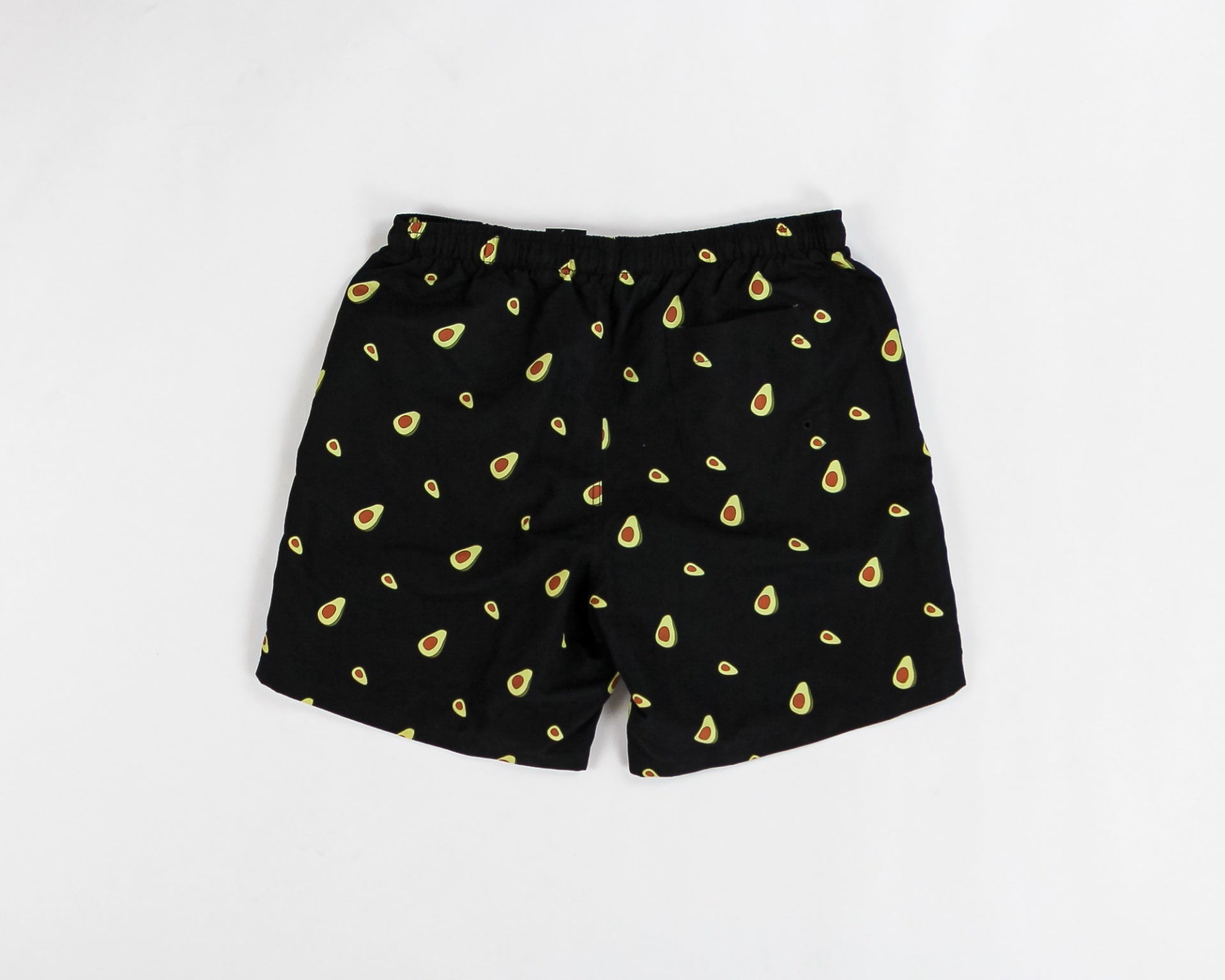 Colourful Rebel Swim Shorts L - Large Black with Avocado Pattern
