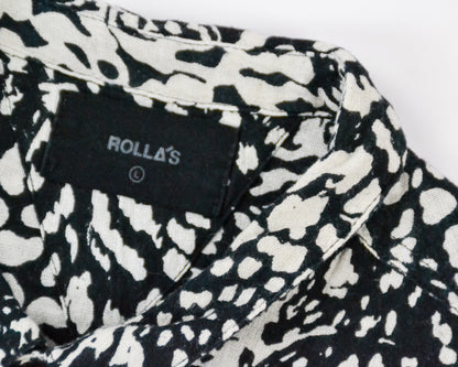 ROLLAS Shirt Large Black and white