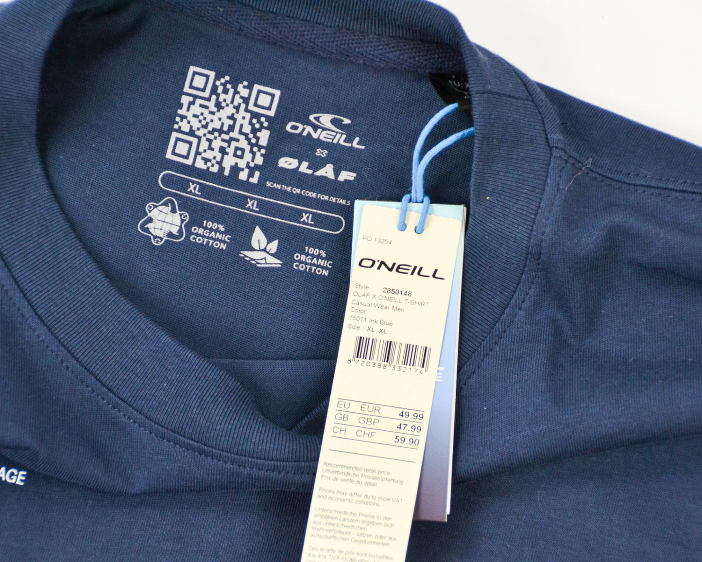 O'Neill T-Shirt XL Navy Blue