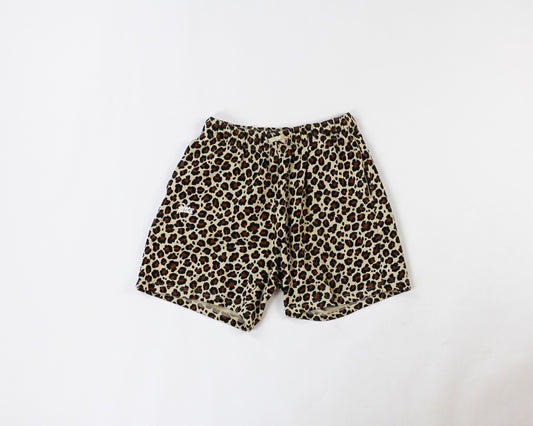 Patta Shorts L - Large Leopard Print