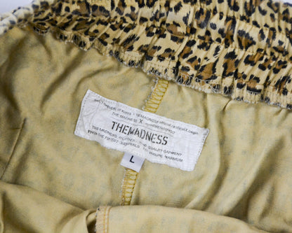The Madness Shorts L - Large Leopard print (yellow, black, brown)