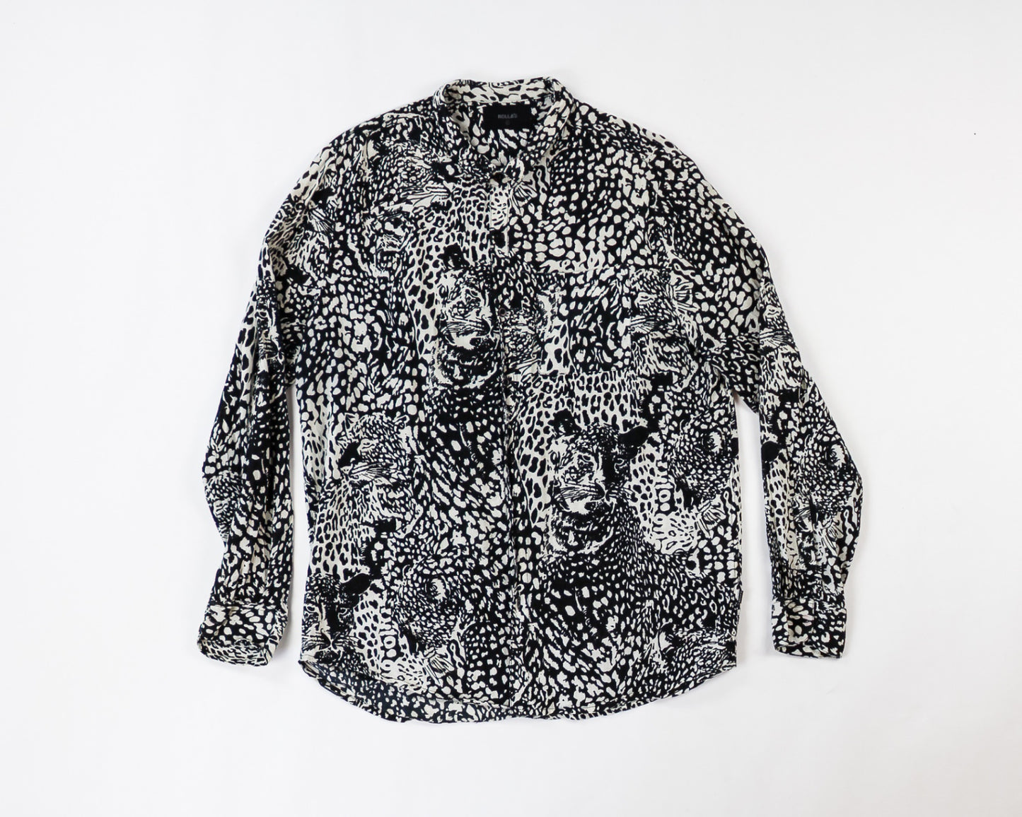 ROLLAS Shirt Large Black and white