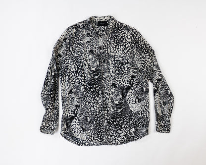ROLLAS Shirt Large Black and white