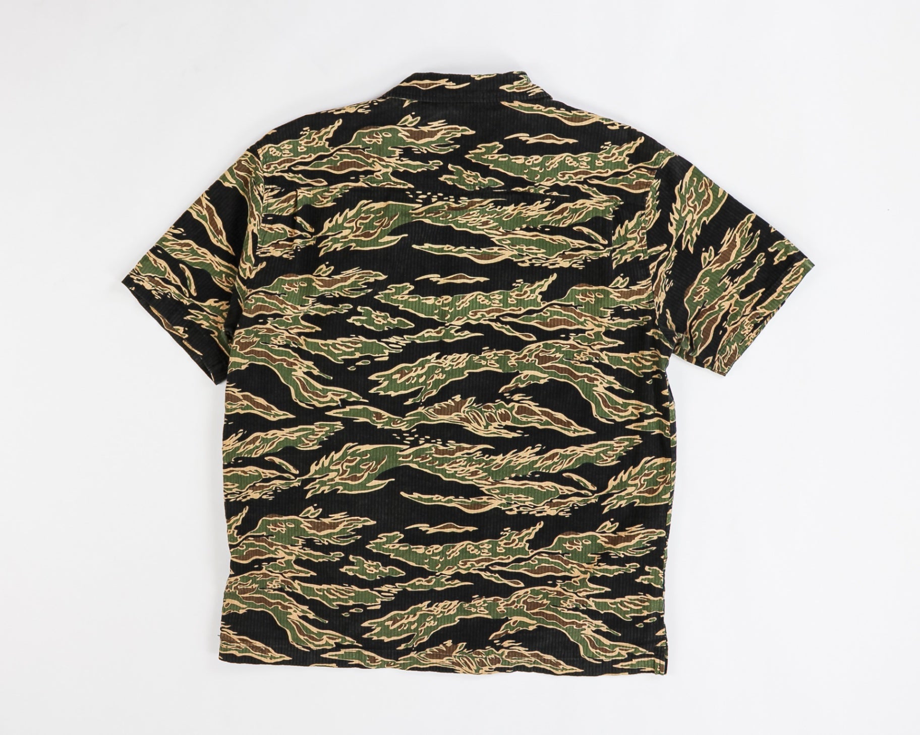 Stussy Camouflage shirt L - Large Green and beige