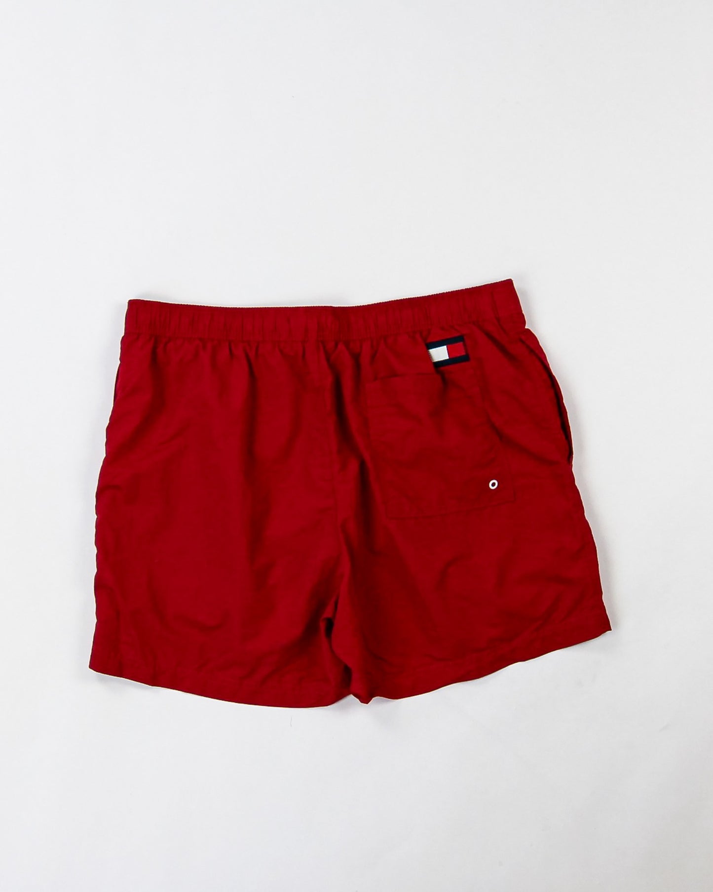 Tommy Hilfiger Swim Shorts XL Slim Fit Red and white