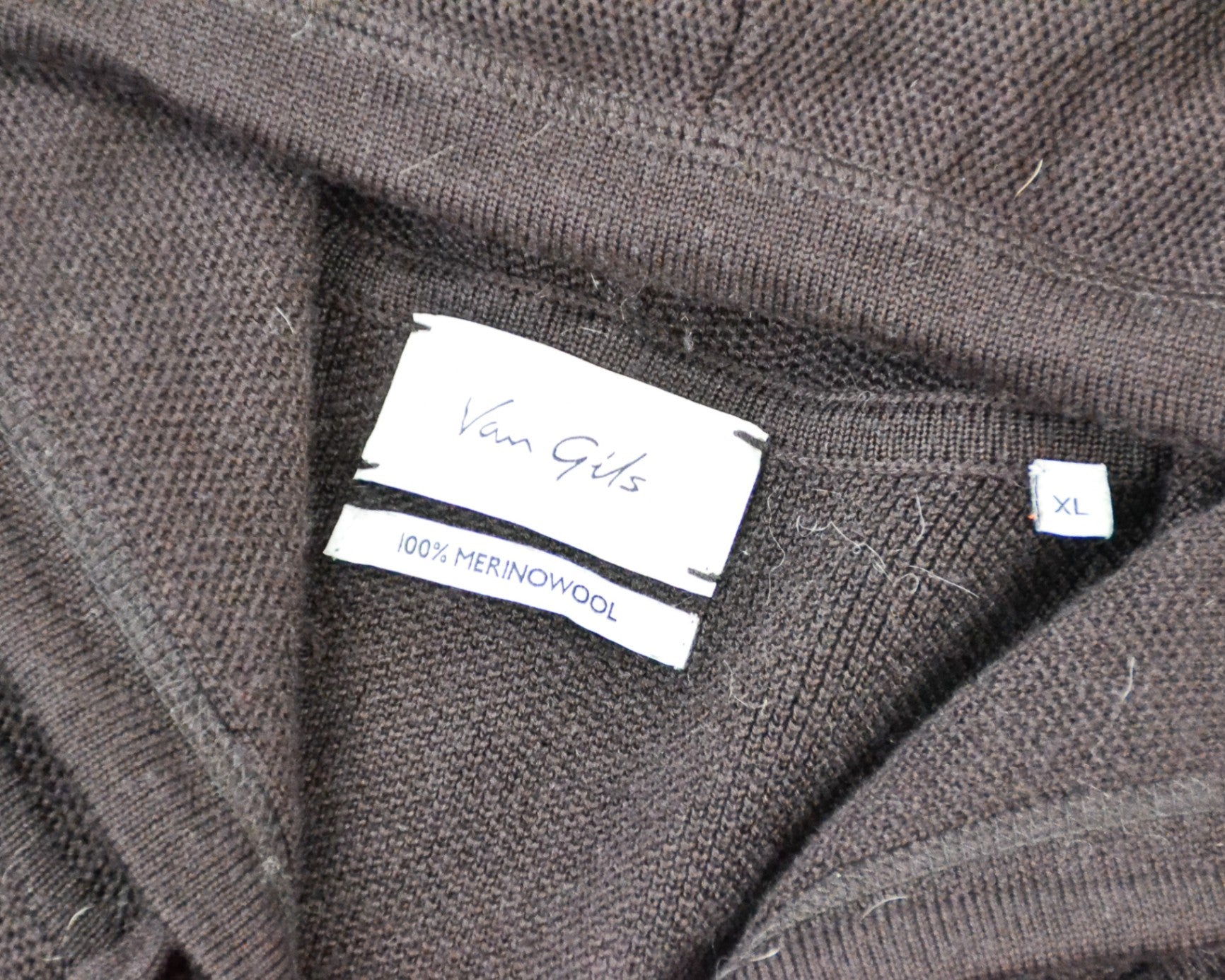 Van Gils Hoodie XL Dark Brown