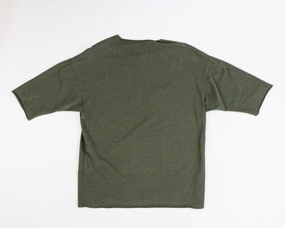 PRJCT AMS Henley Shirt XL Olive Green