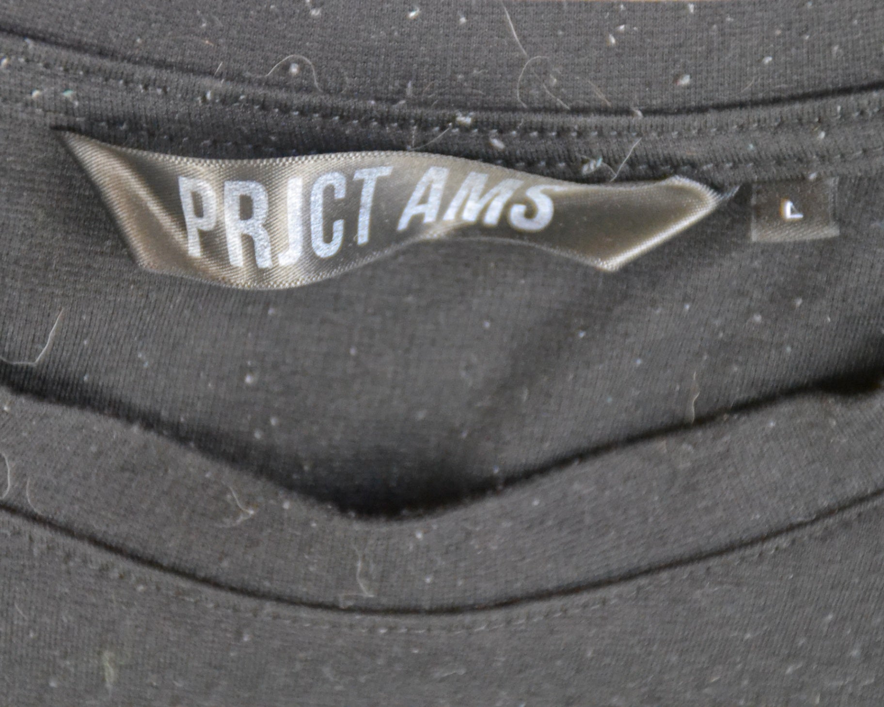 PRJCT AMS T-Shirt L - Large Black