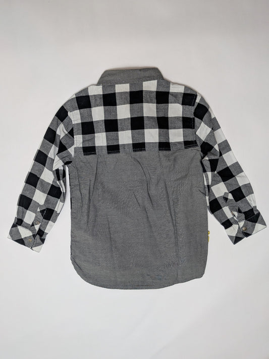 Du Pareil au Même Shirt 5 Gray, Black, White