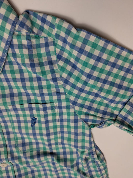 Jacadi Shirt 5 Green and Blue
