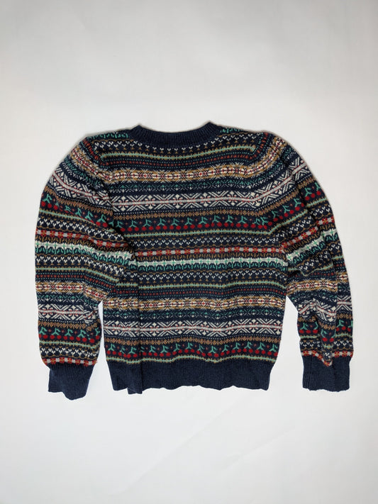 J.Crew Sweater L Navy Blue, Multicolor
