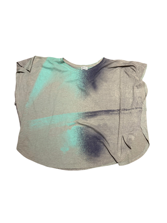 Diesel T-Shirt Unknown Beige with black and turquoise accents